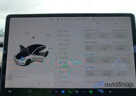 2021 Tesla Model 3 Standard Range Plus Rear-Wheel Drive из США, поврежденный, VIN 5YJ3E1EA4MF098284